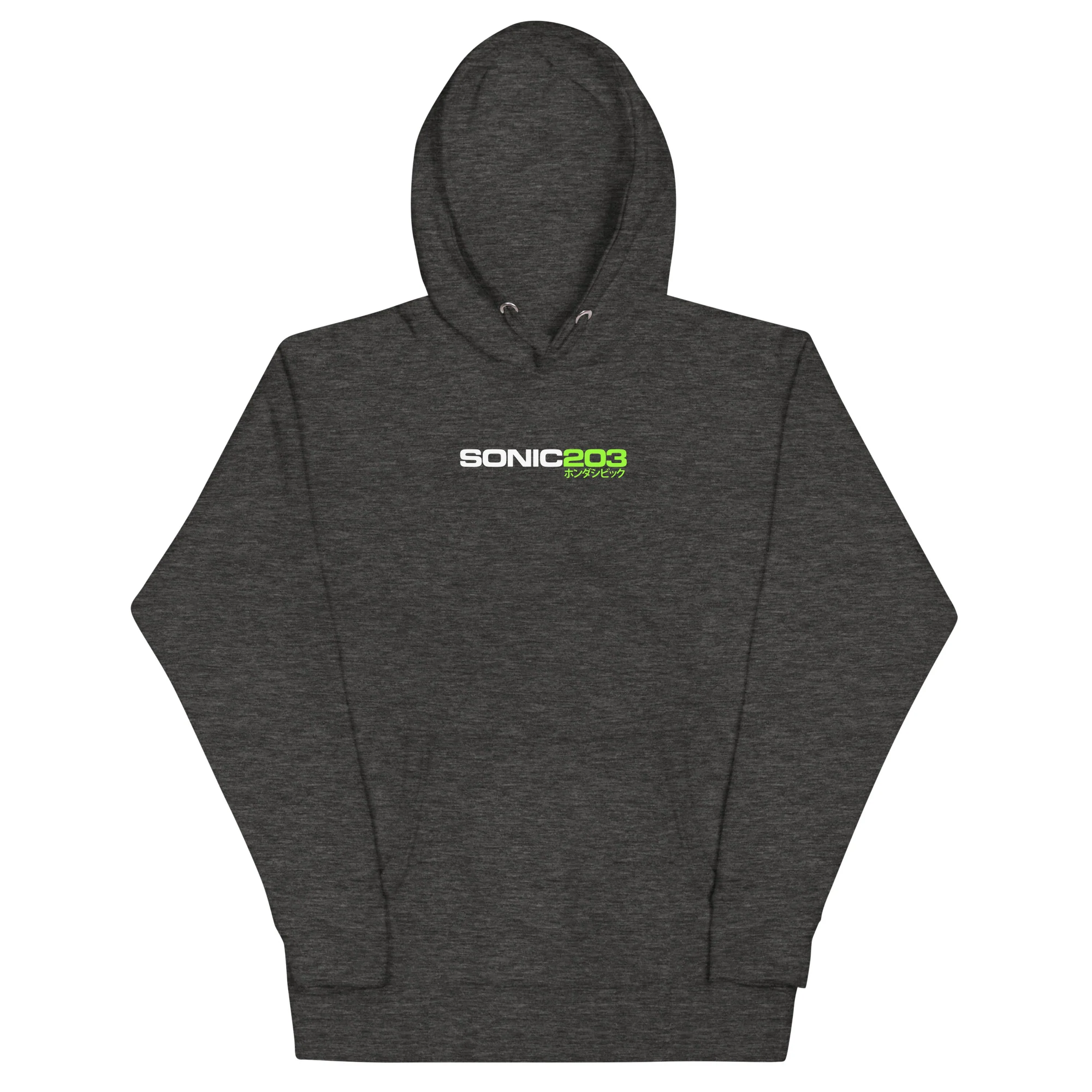 Sonic203 Hoodie Green Logo - Image 2