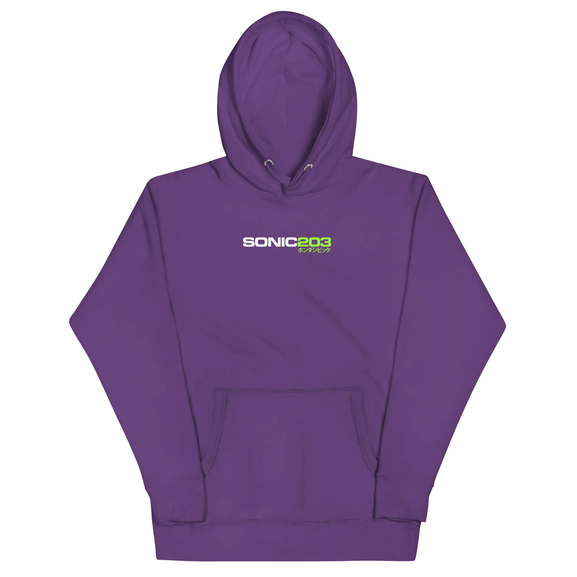 Sonic203 Hoodie Green Logo - Image 3