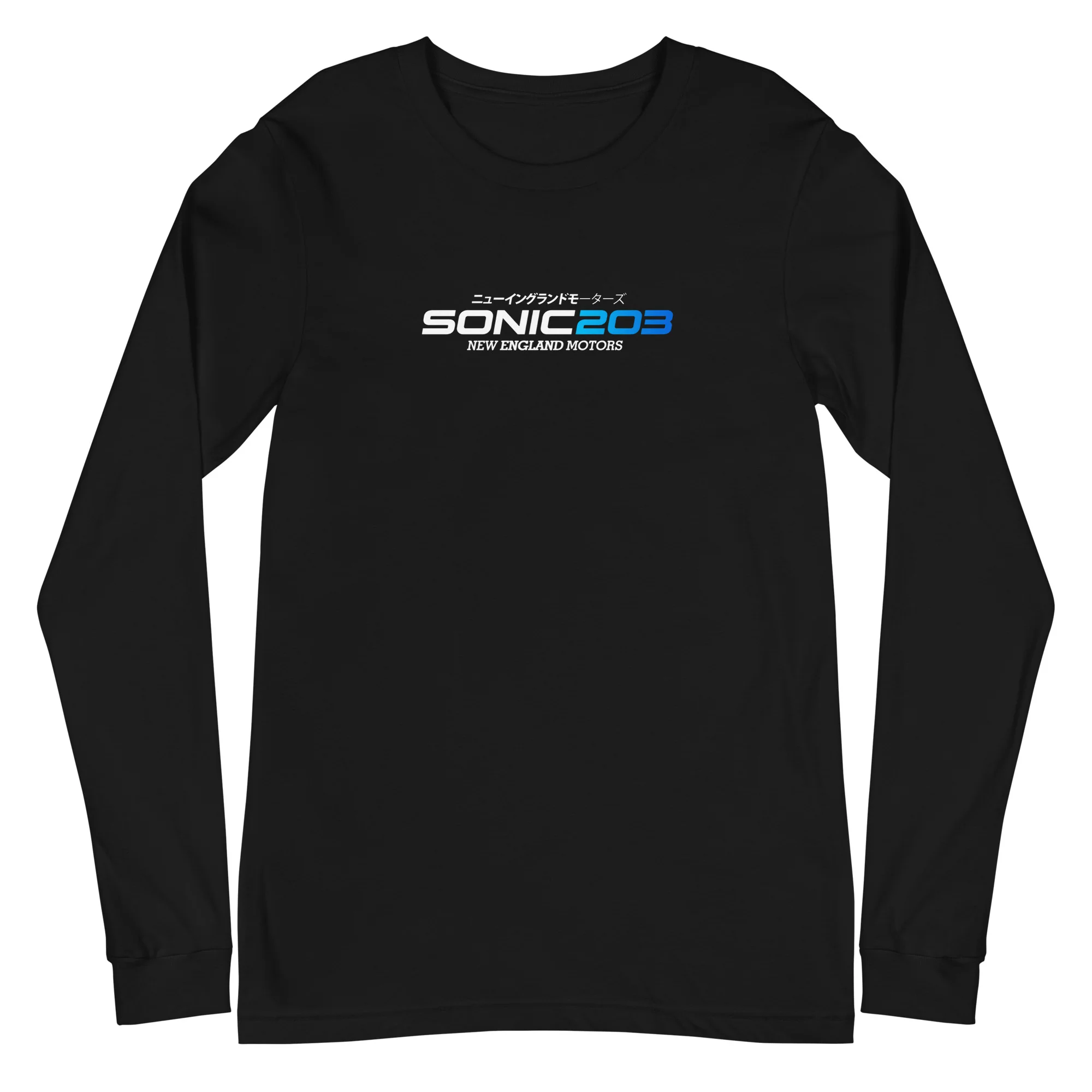Sonic203 Long Sleeve white/blue Logo! - Image 2