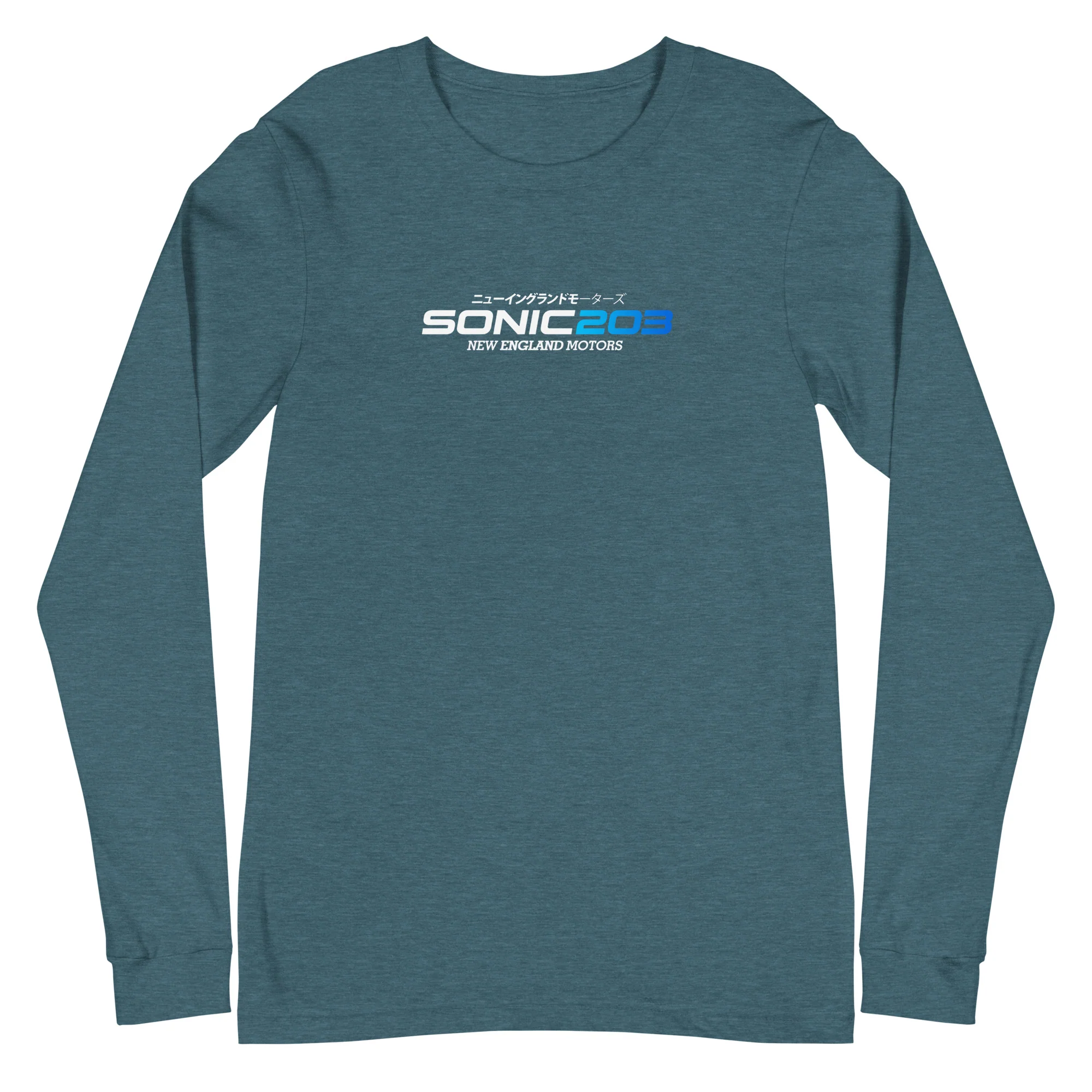 Sonic203 Long Sleeve white/blue Logo! - Image 7