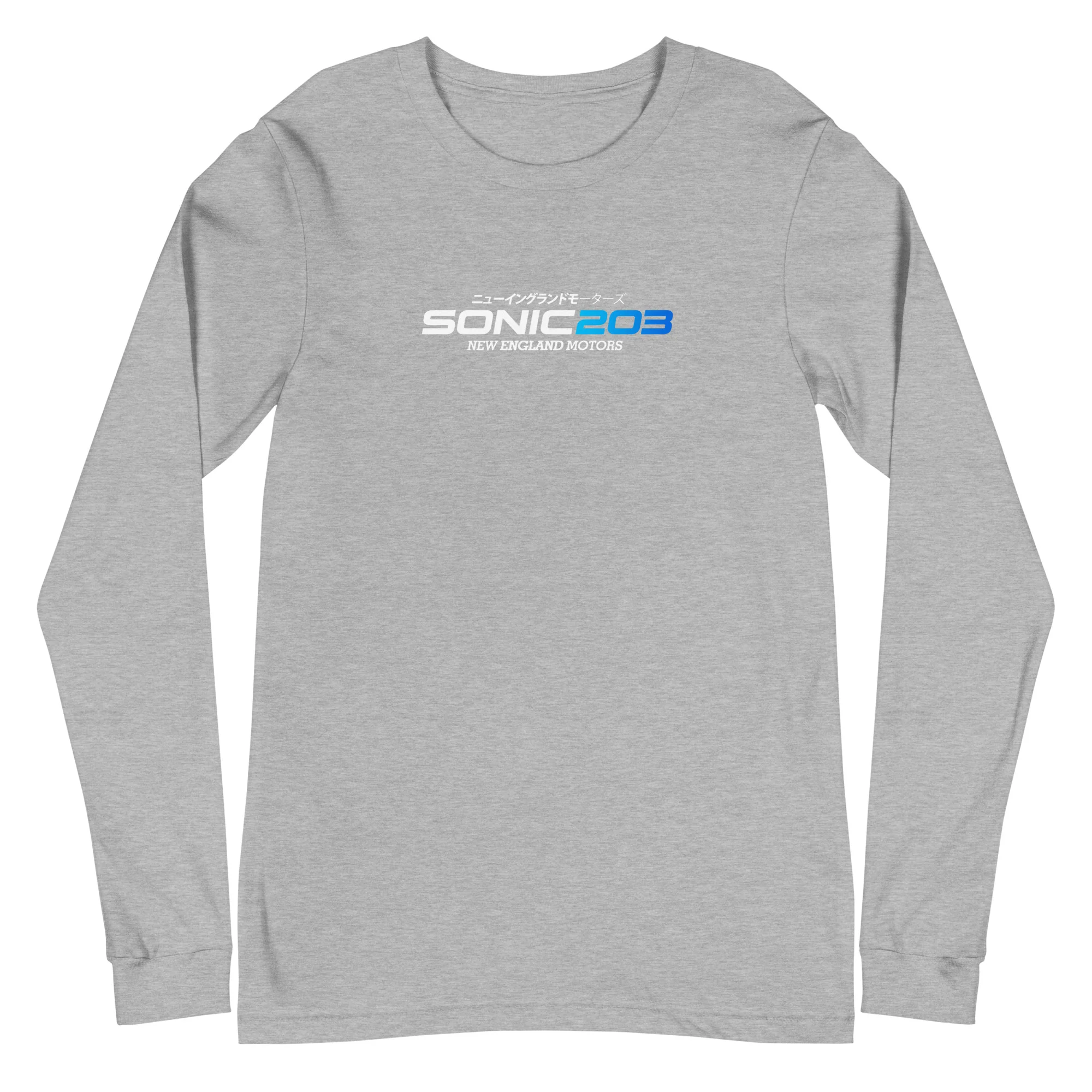 Sonic203 Long Sleeve white/blue Logo! - Image 8